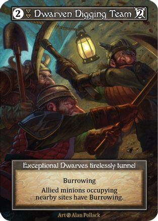 Image of Dwarven Digging Team (Foil)  - Beta Foil