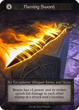 Image of Flaming Sword  - Beta