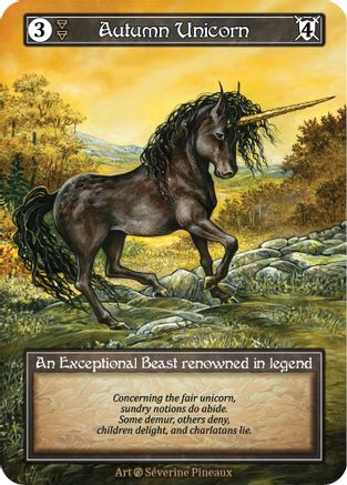 Image of Autumn Unicorn (Foil)  - Beta Foil