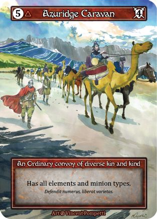 Image of Azuridge Caravan (Foil)  - Beta Foil