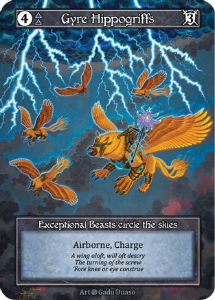 Image of Gyre Hippogriffs (Foil)  - Beta Foil