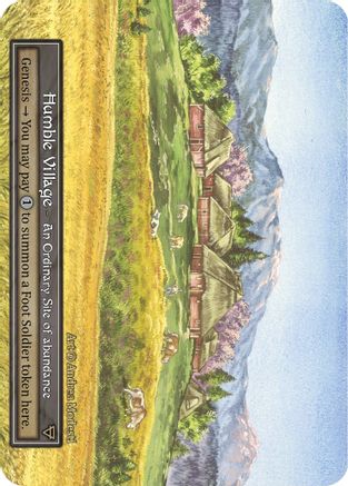 Image of Humble Village (Foil)  - Beta Foil