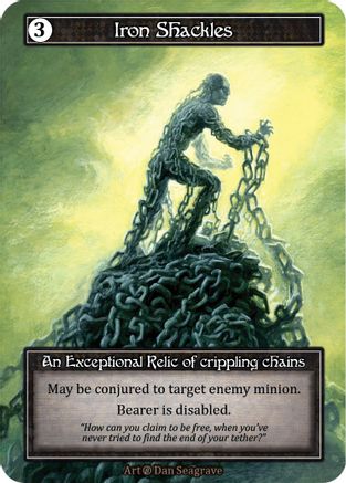 Image of Iron Shackles (Foil)  - Beta Foil