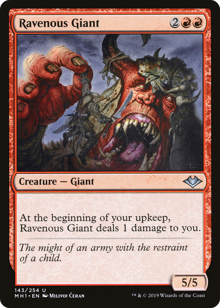 Image of Ravenous Giant (MH1-143) - Modern Horizons