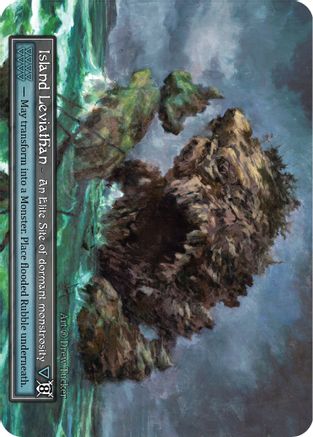 Image of Island Leviathan (Foil)  - Beta Foil
