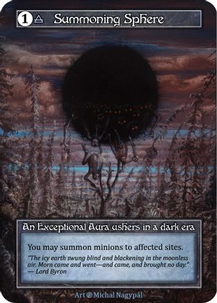 Image of Summoning Sphere (Foil)  - Beta Foil