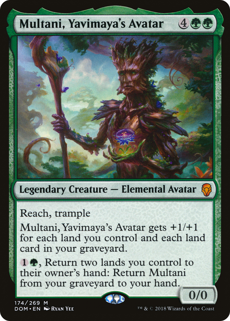Image of Multani, Yavimaya's Avatar (DOM-174) - Dominaria Foil