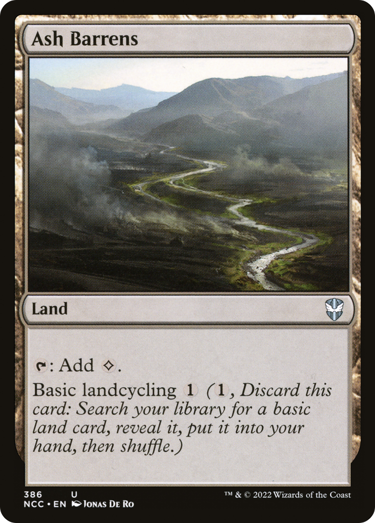 Image of Ash Barrens (NCC-386) - New Capenna Commander