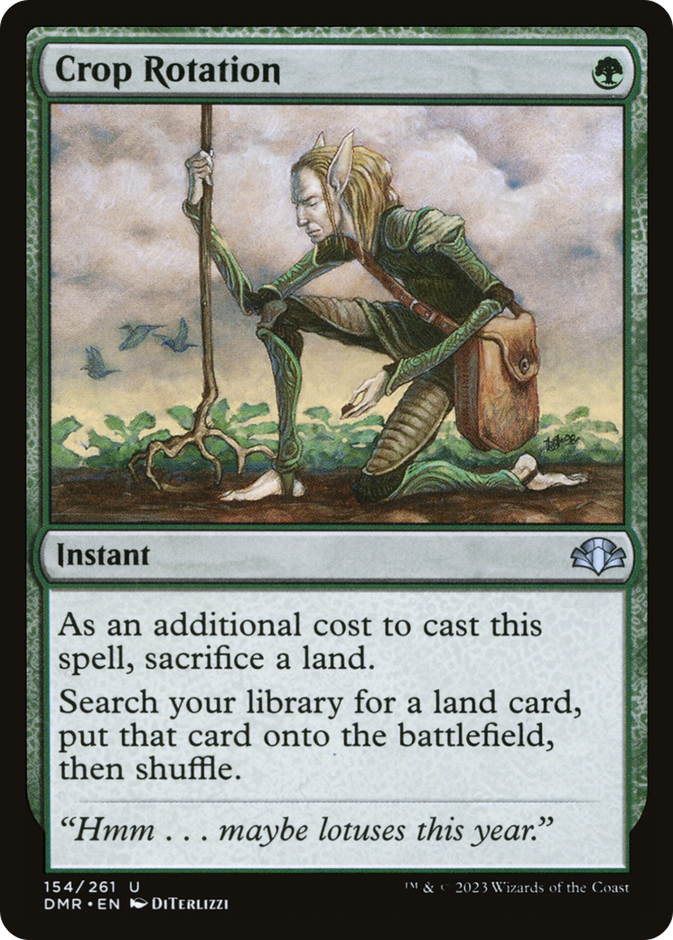 Image of Crop Rotation (DMR-154) - Dominaria Remastered Foil