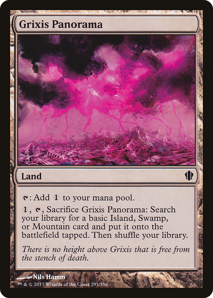 Image of Grixis Panorama (C13-293) - Commander 2013
