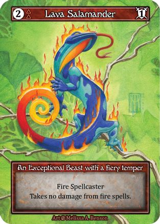 Image of Lava Salamander (Foil)  - Beta Foil