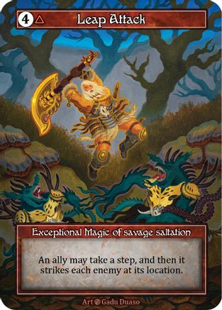Image of Leap Attack (Foil)  - Beta Foil