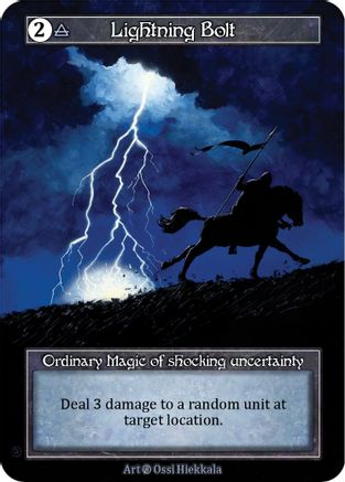 Image of Lightning Bolt (Foil)  - Beta Foil