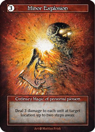 Image of Minor Explosion (Foil)  - Beta Foil