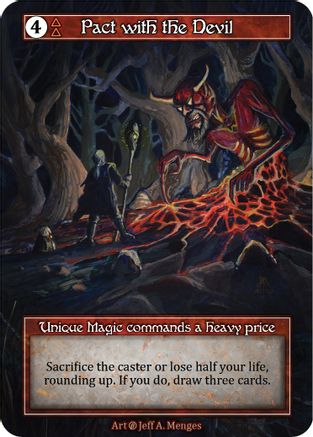 Image of Pact with the Devil (Foil)  - Beta Foil