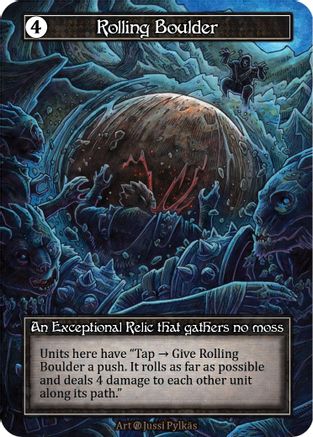 Image of Rolling Boulder (Foil)  - Beta Foil