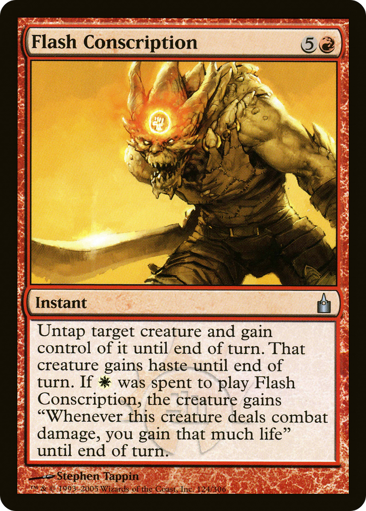 Image of Flash Conscription (RAV-124) - Ravnica: City of Guilds
