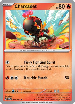 Image of Charcadet 026/182  - Reverse Holofoil SV04 Paradox Rift - Common