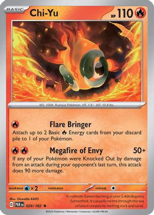 Image of Chi-Yu 029/182  - Reverse Holofoil SV04 Paradox Rift - Rare
