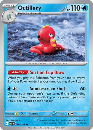 Image of Octillery 034/182  SV04 Paradox Rift - Common