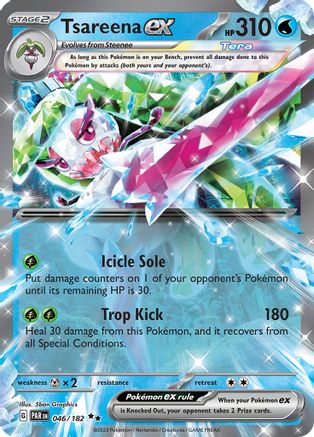 Image of Tsareena ex 046/182  - Holofoil SV04 Paradox Rift - Double Rare