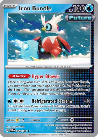 Image of Iron Bundle 056/182  - Reverse Holofoil SV04 Paradox Rift - Uncommon