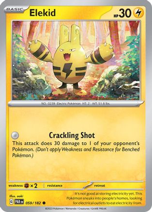 Image of Elekid 059/182  SV04 Paradox Rift - Common