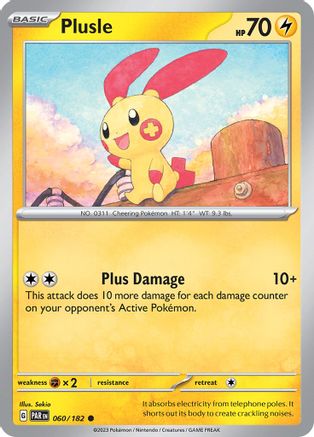 Image of Plusle 060/182  SV04 Paradox Rift - Common