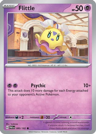 Image of Flittle 080/182  - Reverse Holofoil SV04 Paradox Rift - Common