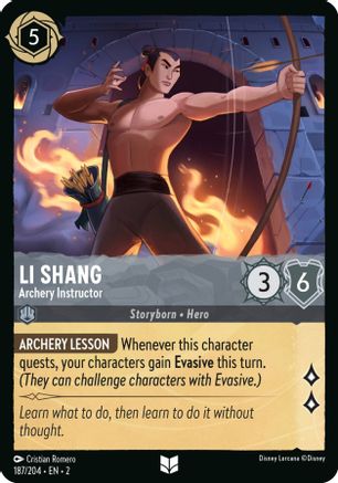 Image of Li Shang - Archery Instructor (187/204) - Rise of the Floodborn