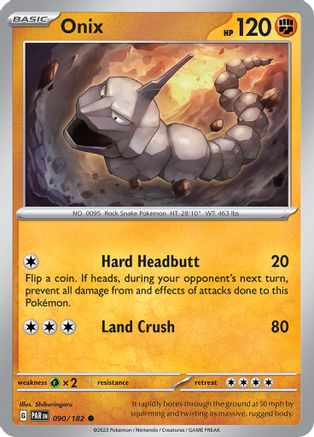 Image of Onix 090/182  SV04 Paradox Rift - Common