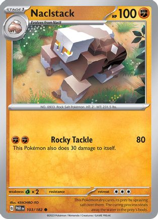 Image of Naclstack 103/182  - Reverse Holofoil SV04 Paradox Rift - Common