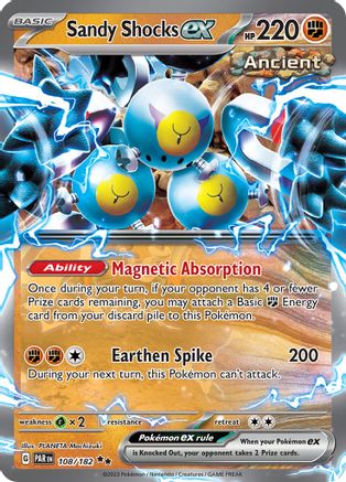 Image of Sandy Shocks ex 108/182  - Holofoil SV04 Paradox Rift - Double Rare