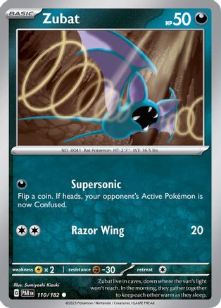 Image of Zubat 110/182  SV04 Paradox Rift - Common