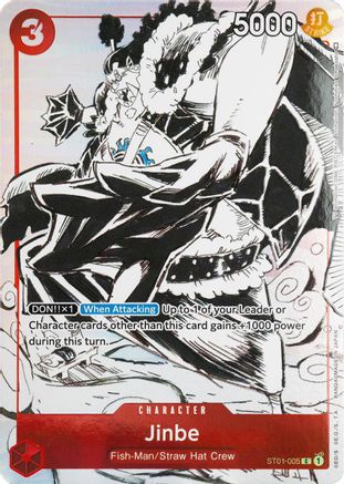 Image of Jinbe (Gift Collection 2023) (ST01-005) - One Piece Promotion Cards Foil