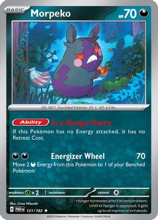 Image of Morpeko 121/182  - Holofoil SV04 Paradox Rift - Rare