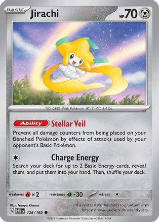 Image of Jirachi 126/182  SV04 Paradox Rift - Common