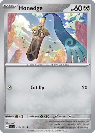 Image of Honedge 130/182  SV04 Paradox Rift - Common