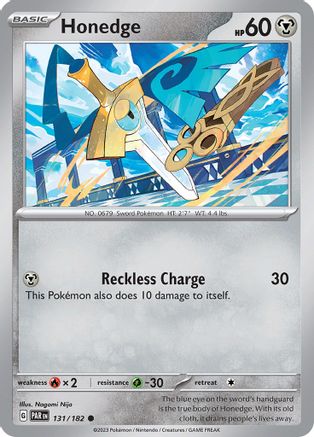Image of Honedge 131/182  SV04 Paradox Rift - Common