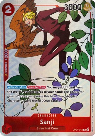 Image of Sanji (Gift Collection 2023) (OP01-013) - One Piece Promotion Cards Foil