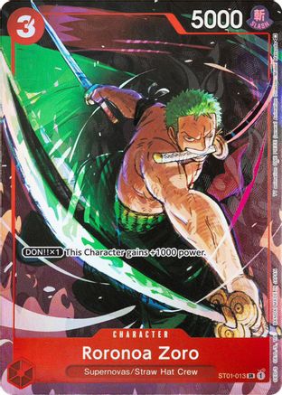 Image of Roronoa Zoro (Gift Collection 2023) (ST01-013) - One Piece Promotion Cards Foil