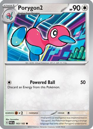 Image of Porygon2 143/182  SV04 Paradox Rift - Common