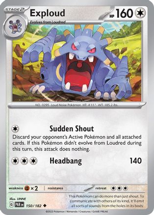 Image of Exploud 150/182  SV04 Paradox Rift - Uncommon