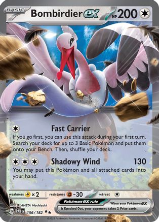 Image of Bombirdier ex 156/182  - Holofoil SV04 Paradox Rift - Double Rare