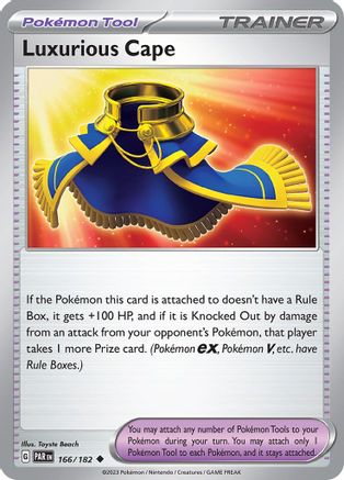 Image of Luxurious Cape 166/182  - Reverse Holofoil SV04 Paradox Rift - Uncommon