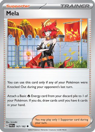 Image of Mela 167/182  - Reverse Holofoil SV04 Paradox Rift - Uncommon