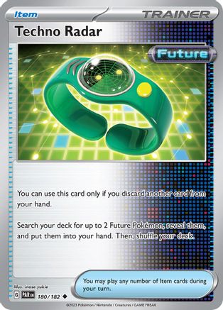 Image of Techno Radar 180/182  - Reverse Holofoil SV04 Paradox Rift - Uncommon
