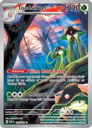 Image of Toedscruel 185/182  - Holofoil SV04 Paradox Rift - Illustration Rare