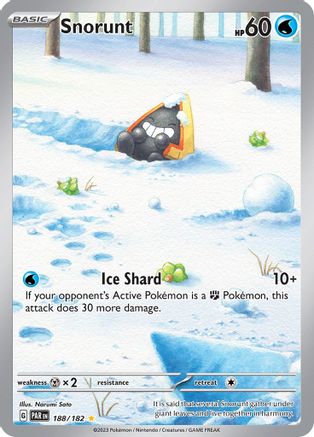Image of Snorunt 188/182  - Holofoil SV04 Paradox Rift - Illustration Rare