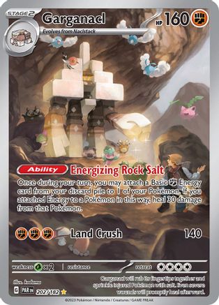 Image of Garganacl 202/182  - Holofoil SV04 Paradox Rift - Illustration Rare